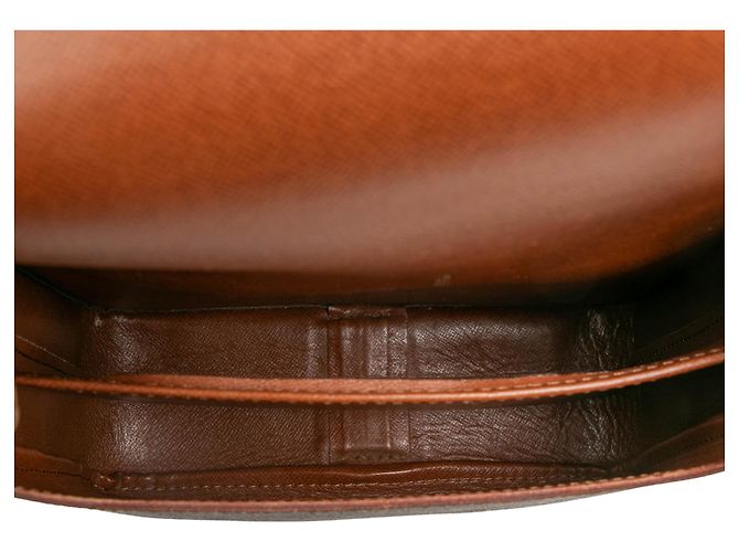 Louis Vuitton Brown Monogram Cartouchiere MM Marrom - vista 4