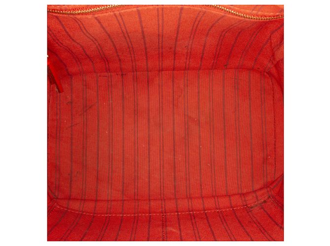 Louis Vuitton Red Monogram Empreinte Speedy Bandouliere 25 Roja - vista 4