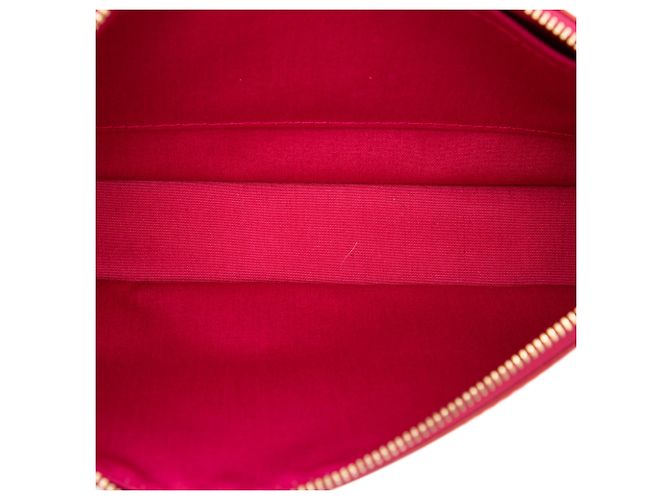 Louis Vuitton Red Monogram Vernis Pochette Accessoires Rouge - vue 4