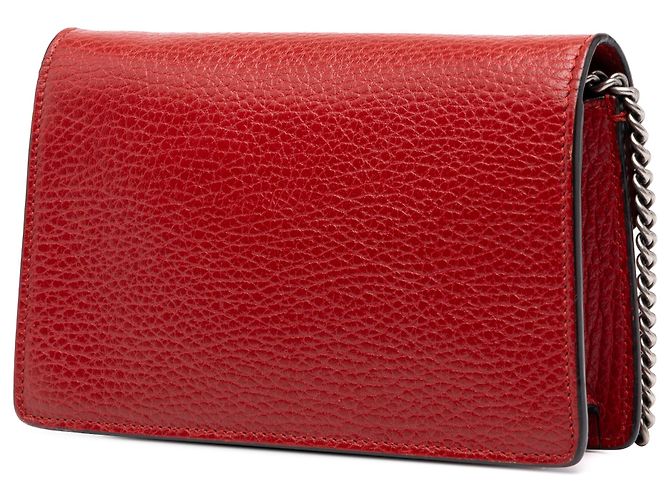 Gucci Mini Dionysus Crossbody in pelle di vitello rossa Rosso - vista 2