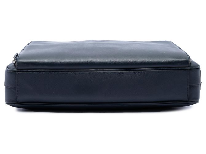 Bolso de negocios Prada Blue Saffiano Azul Azul oscuro - vista 3