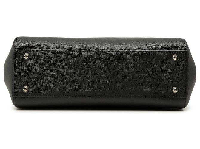 Borsa a mano Burberry in pelle nera Nero - vista 3
