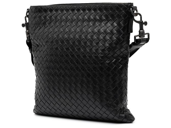 Bottega Veneta Borsa a tracolla VN in Nappa Intrecciato Nera - vista 2