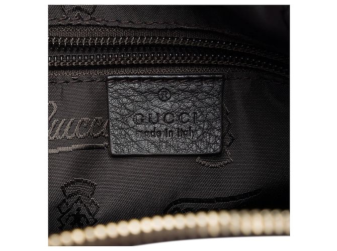 Borsa a tracolla Gucci Black Guccissima Nero - vista 5