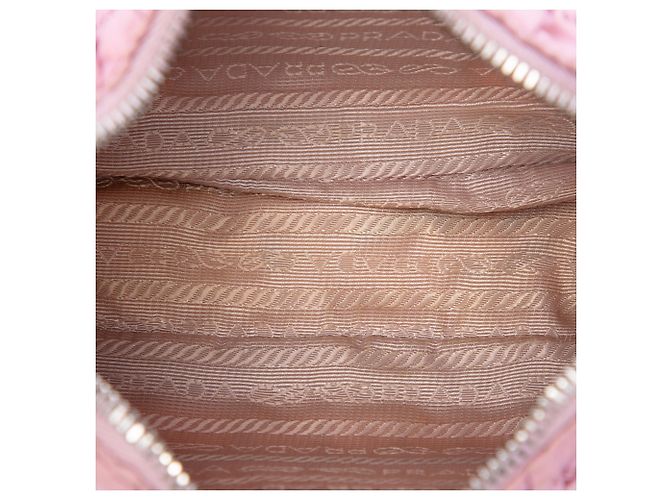 Bolsa de Ombro Prada Re Edition em Tessuto Gaufre rosa - vista 4