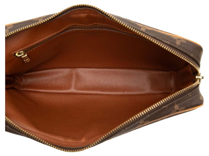 Louis Vuitton Brown Monogram Marly Dragonne GM Castaño - vista 4
