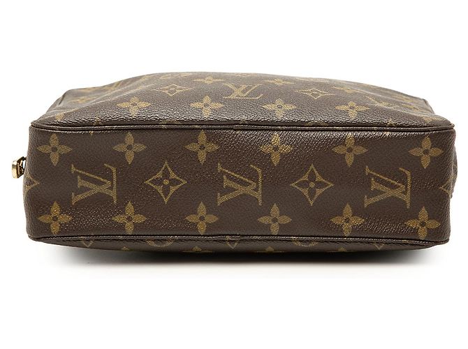 Louis Vuitton Brown Monogram Trousse Toilette 23 Castaño - vista 3