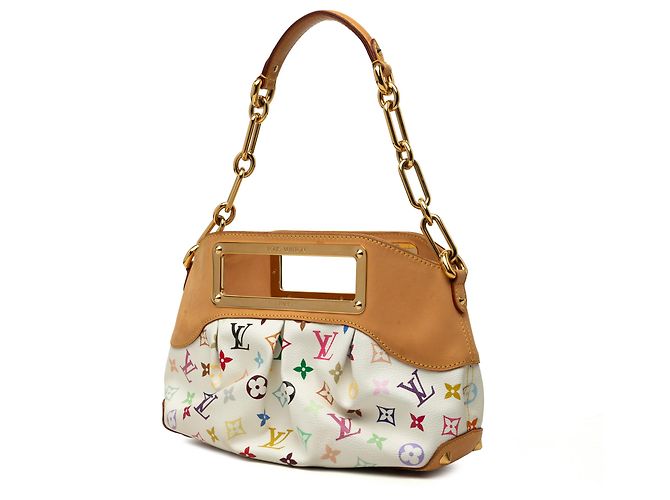Louis Vuitton White Monogram Multicolore Judy PM - view 2