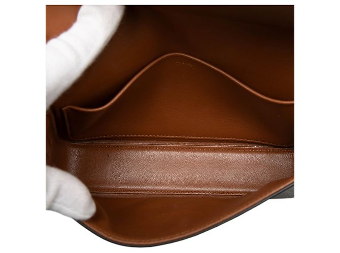 Céline Borsa a tracolla Claude in tela rivestita Triomphe marrone Celine Marrone scuro - vista 4