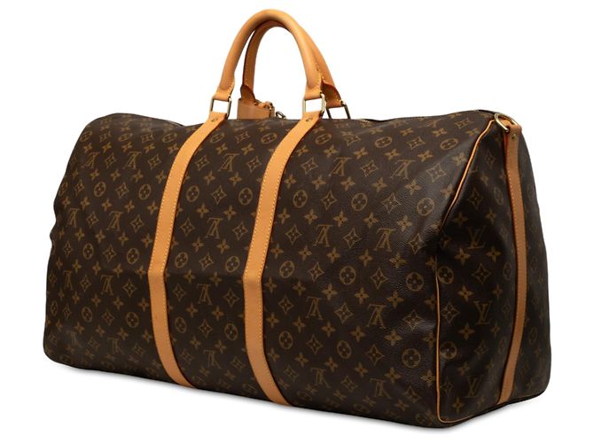 Louis Vuitton Brown Monogram Keepall Bandouliere 60 Braun - Ansicht 2