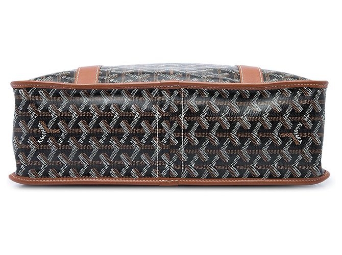 Goyard Black Goyardine Bourgogne Negro - vista 3