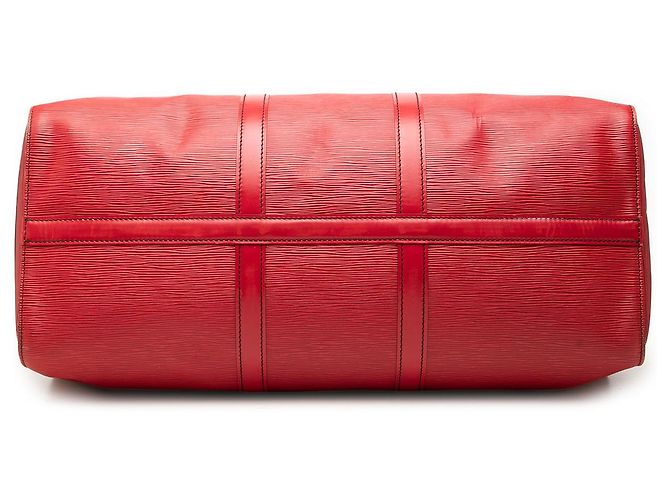 Louis Vuitton Red Epi Keepall 50 Rouge - vue 3