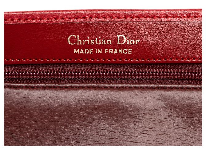 Autre Marque Borsa a tracolla Dior in pelle rossa Rosso - vista 5