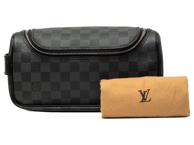 Louis Vuitton Damier Graphite Kulturbeutel Schwarz - Ansicht 7