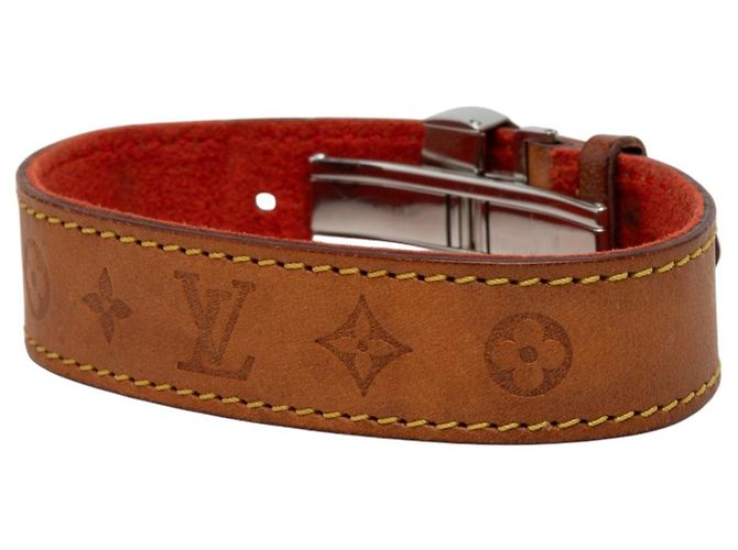 Bracciale dei Desideri Louis Vuitton Monogramme Brown Vachetta Marrone Marrone chiaro - vista 2