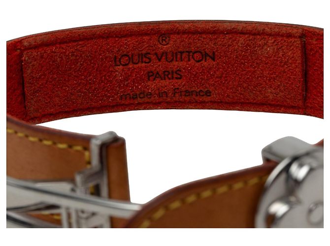 Bracciale dei Desideri Louis Vuitton Monogramme Brown Vachetta Marrone Marrone chiaro - vista 4