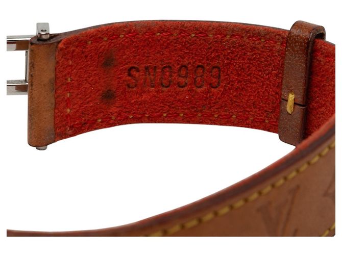 Bracciale dei Desideri Louis Vuitton Monogramme Brown Vachetta Marrone Marrone chiaro - vista 5