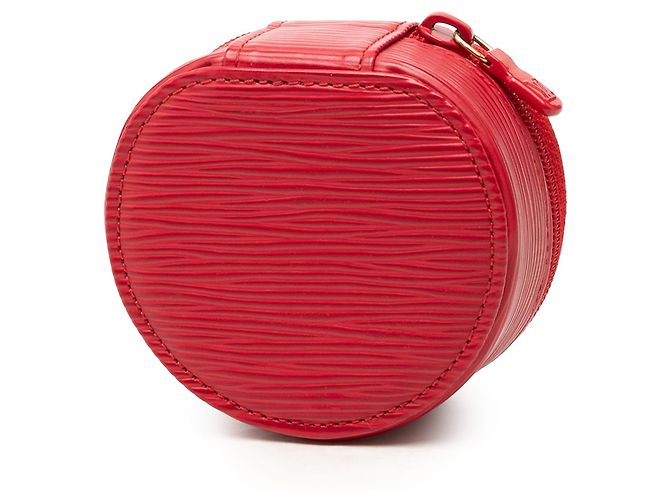 Louis Vuitton Red Epi Ecrin Bijoux Travel Jewelry Case Vermelho - vista 2