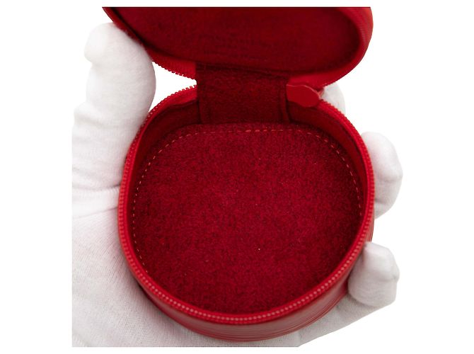 Louis Vuitton Red Epi Ecrin Bijoux Travel Jewelry Case Vermelho - vista 4