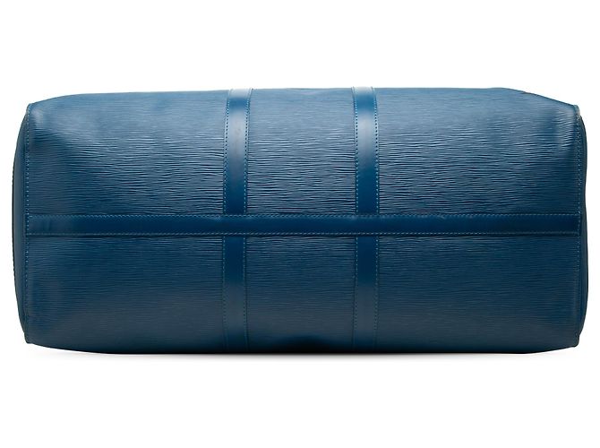 Louis Vuitton Blue Epi Keepall 55 Azul - vista 3