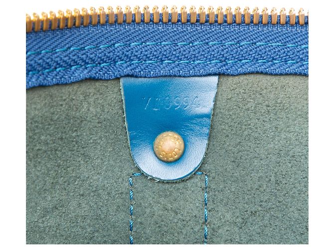 Louis Vuitton Blue Epi Keepall 55 Azul - vista 6