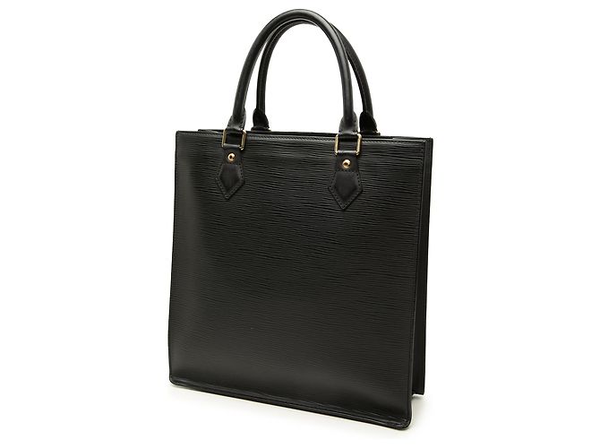 Louis Vuitton Black Epi Sac Plat PM Noir - vue 2