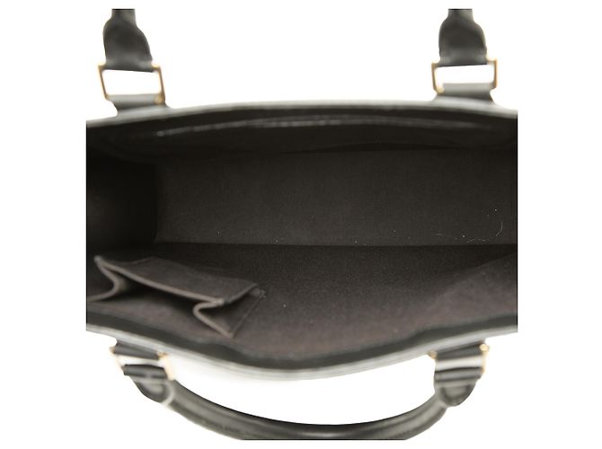 Louis Vuitton Black Epi Sac Plat PM Noir - vue 4