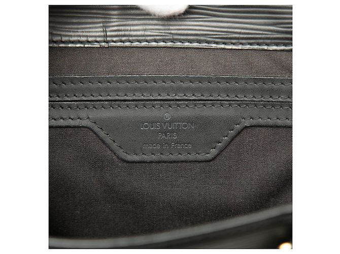 Louis Vuitton Black Epi Sac Plat PM Noir - vue 5