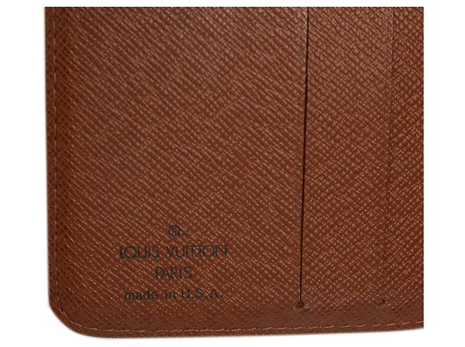 Portefeuille Compact Zip Monogram Marron Louis Vuitton - vue 6