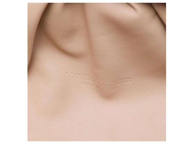 Bottega Veneta The Pouch in lambskin marrone Beige - vista 5