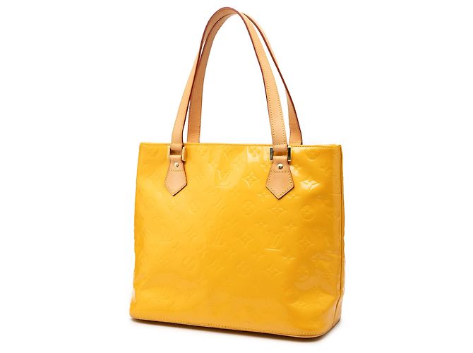 Louis Vuitton Yellow Monogram Vernis Houston Jaune - vue 2