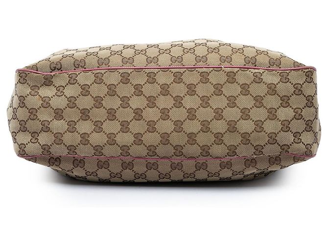 Gucci Sukey Tote aus beigem GG Canvas - Ansicht 3