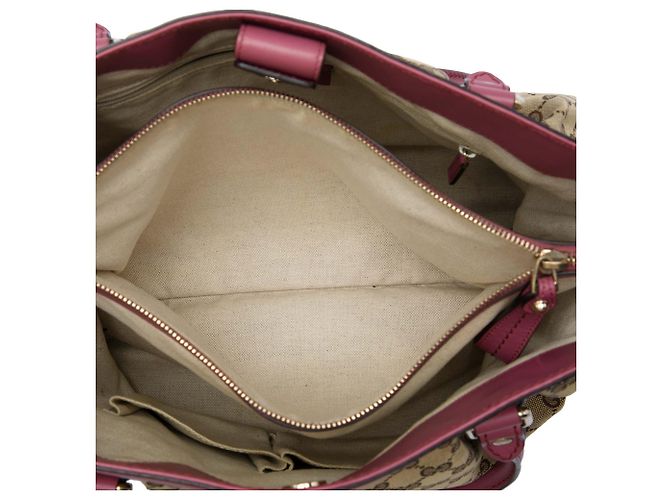 Gucci Sukey Tote aus beigem GG Canvas - Ansicht 4