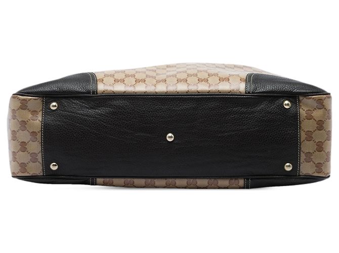 Borsa Tote Gucci Beige GG Crystal Princy - vista 3