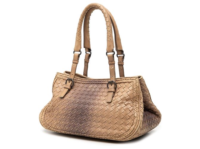 Borsa Bottega Veneta Small Nappa Gradient Intrecciato Beige - vista 2