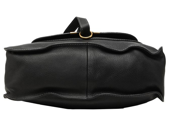 Chloé Black Medium Grained Leather Marcie Satchel - view 3