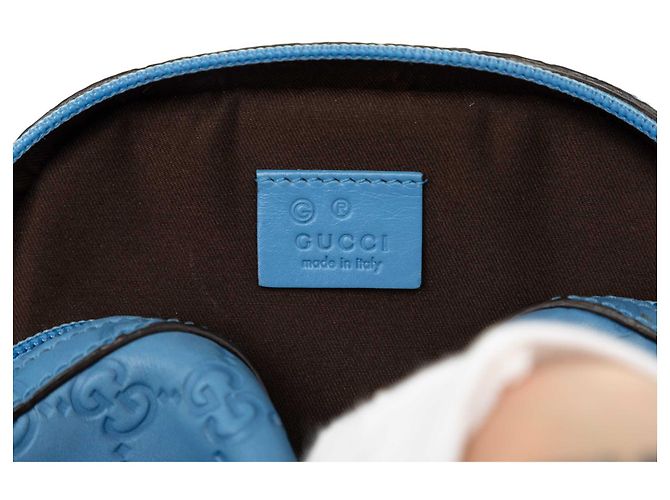 Bolso Gucci Blue Guccissima Azul - vista 5