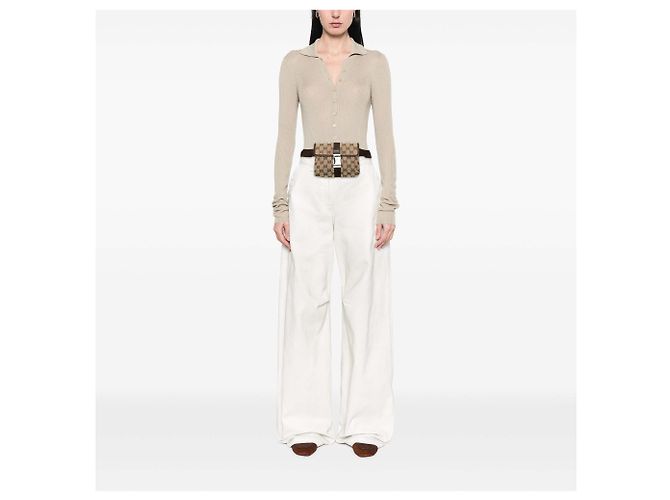 Gucci Gürteltasche aus beigem GG Canvas - Ansicht 6