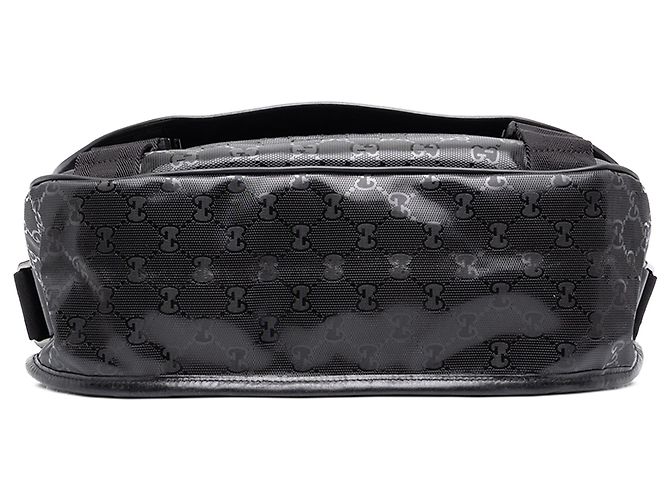 Gucci Borsa a Tracolla Stampata GG Nera Nero - vue 3