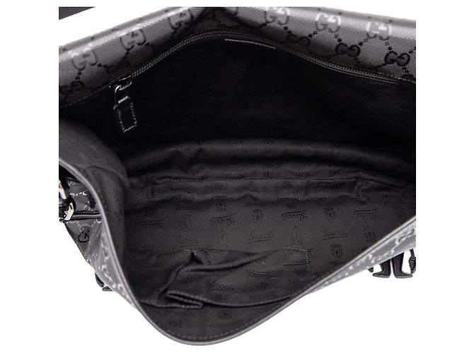Gucci Borsa a Tracolla Stampata GG Nera Nero - vue 4
