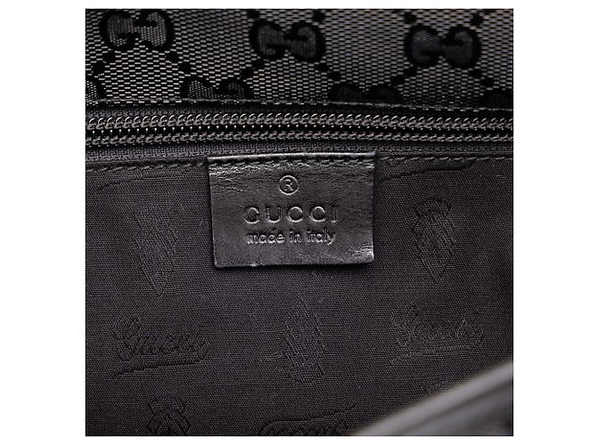 Gucci Borsa a Tracolla Stampata GG Nera Nero - vue 5