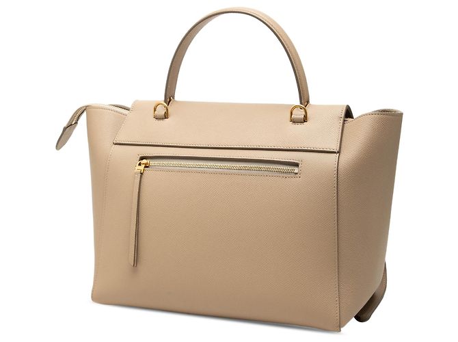 Belt Bag Céline Bolsa de cintura Celine Mini em couro de bezerro granulado Bege - vista 2