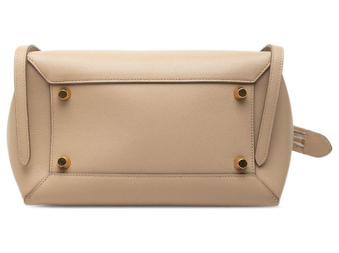 Belt Bag Céline Bolsa de cintura Celine Mini em couro de bezerro granulado Bege - vista 3