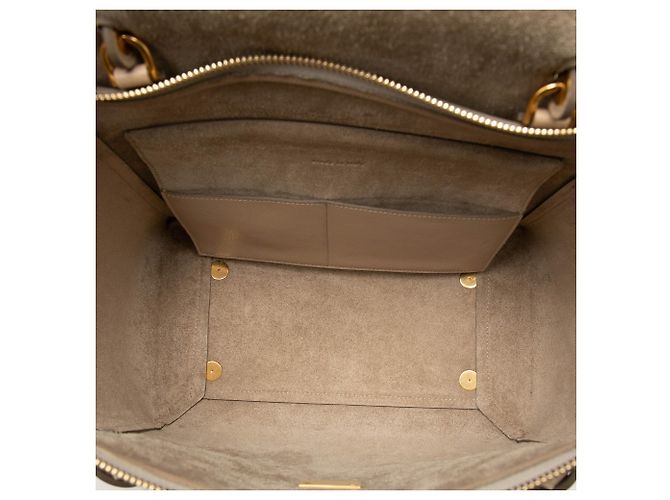 Belt Bag Céline Bolsa de cintura Celine Mini em couro de bezerro granulado Bege - vista 4