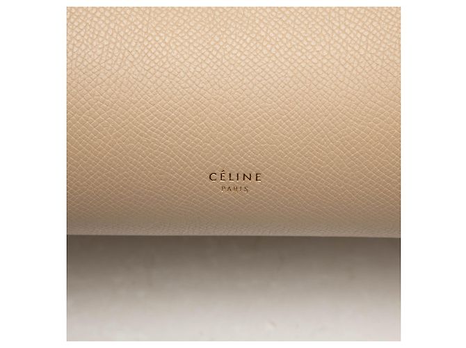 Belt Bag Céline Bolsa de cintura Celine Mini em couro de bezerro granulado Bege - vista 5