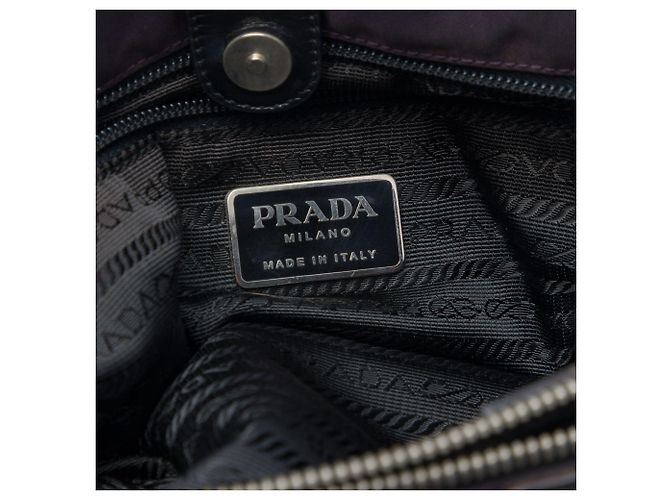Sac Tote Prada en Tessuto Violet - vue 5