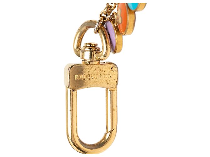 Portachiavi e charm per borsa Louis Vuitton in oro placcato oro e smalto Pastilles - vista 3