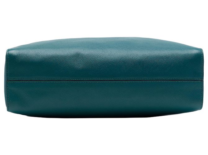 Bolso Tote Prada Blue Saffiano Soft Triple Pocket Azul - vista 3