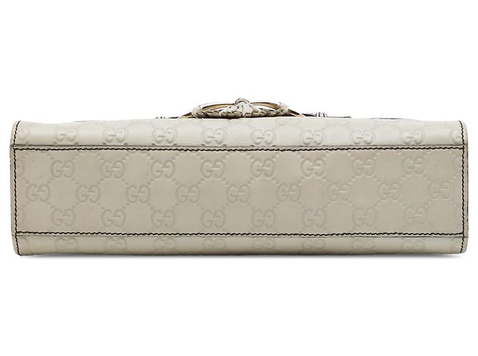 Borsa a tracolla Gucci Brown Medium Guccissima Emily Marrone Beige - vista 3