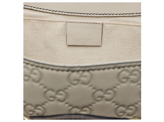 Borsa a tracolla Gucci Brown Medium Guccissima Emily Marrone Beige - vista 5